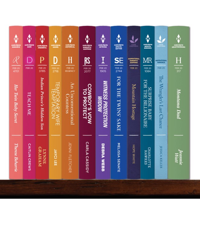 Harlequin Series Spine Showcase